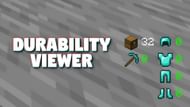 Durability Viewer helps players keep exact counts of their gear's condition (Image via Giselbaer/MinecraftStorage)
